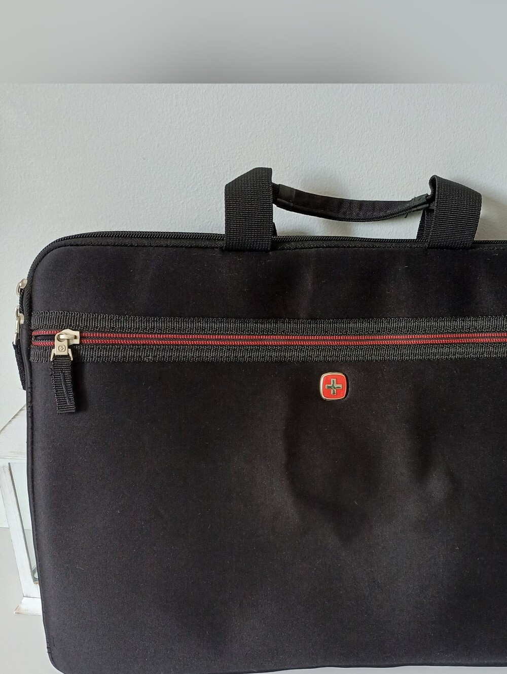 Swiss Gear Black Minimalist Laptop Bag 16" x 11.5"